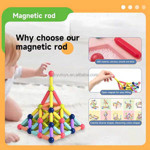 46 Piezas de Juguetes Magnéticos Educativos, Bloques de Construcción Magnéticos <span class=keywords><strong>3D</strong></span>, Juego de Fichas Magnéticas para Niños - Product Image 4