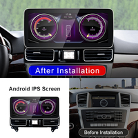 STWEI Nuevo Reproductor Multimedia para Auto con Pantalla de 12.3 Pulgadas, Android 14, CarPlay Inalámbrico para Benz Clase M W166 ML250 ML350, GPS