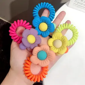 Coleteros de estilo coreano para el pelo para niñas, accesorios para el cabello, 5 colores