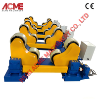 Positionneur de rouleaux auto-ajustable, rotateur de tuyaux auto-centrant, adaptable pour le soudage, en polyuréthane, avec contrôle de vitesse VFD sans fil