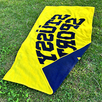 100% Cotton Jacquard Novelty Beach Towel Customizable Design Soft Absorbent Thick Terry Sides Home Beach Luxury Sand Free