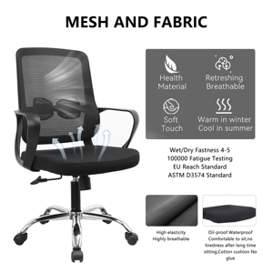 Chaise de bureau avec accoudoir Chaise de bureau d'<span class=keywords><strong>ordinateur</strong></span> Silla De Oficina Staff Chair Sillas De Escritorio <span class=keywords><strong>Acheter</strong></span> plus Économisez plus pour - Product Image 6