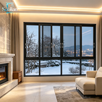 Ventanas Corredizas Horizontales Modernas de Aluminio con Vidrio Aislante Templado y Personalización OEM para Compradores Globales