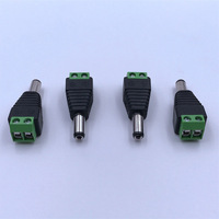Nouvelle prise d'alimentation cc CCTV caméra adaptateur prise 5.5x2.1mm à 5.5*2.5mm mâle femelle connecteur Jack
