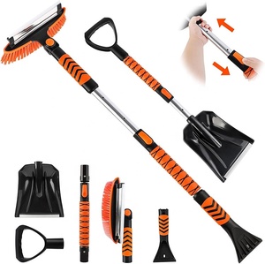 Raschietto per Ghiaccio 4 in 1 per Parabrezza, Pala da Neve Estensibile con Manico in Schiuma, Spazzola per Pulizia per <span class=keywords><strong>Camion</strong></span> - Product Image 6