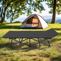 Lit pliant moderne 2024, extensible, réglable, pour camping, hôpital, usage portable, simple, en acier inoxydable, confortable