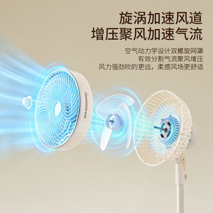 Changhong Air Circulator Fan Vertical 10M Household Dormitory Oscillating Electric Fan - Product Image 1