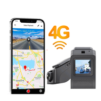 Système de surveillance de la conduite avec caméra avant et arrière, point d'accès Wi-Fi 4G, vidéo en direct, suivi GPS, caméra de voiture à double objectif, dashcam IA JX19 pour voiture et taxi