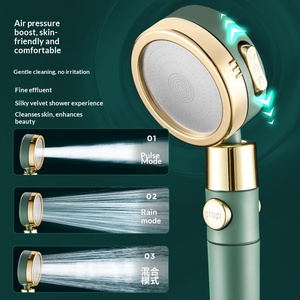 [Vente en gros usine] Ensemble de <span class=keywords><strong>douche</strong></span> de salle de bain filtré, pressurisé, à main, design américain, fixation murale, noir - Product Image 2