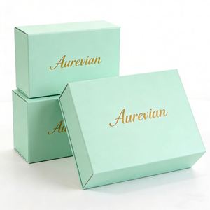 Boîte cadeau haut de gamme, emballage personnalisé en papier avec poignée pour mariage, fleurs, bijoux, chocolat, cadeau - Product Image 3