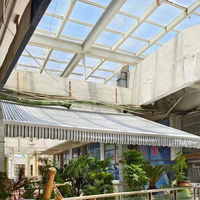 Auvent rétractable manuel, auvent à bras repliable, auvent commercial pare-soleil, auvent de haute qualité pour magasin