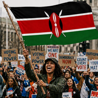 Drapeau national personnalisé du Kenya, drapeau imprimé en polyester, drapeau de la Journée nationale, drapeau d'élection, impression de drapeaux avec logo, impression personnalisée
