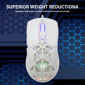 Ratón ergonómico <span class=keywords><strong>para</strong></span> Juegos de oficina 7200 DPI RGB retroiluminado Metal ponderado con cable óptico USB <span class=keywords><strong>MMO</strong></span> ordenador Macro <span class=keywords><strong>para</strong></span> jugadores - Product Image 4