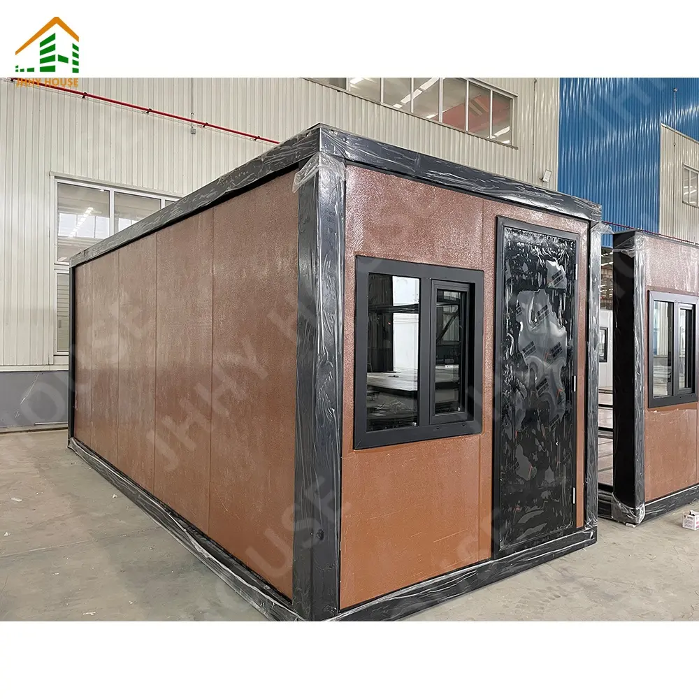 Giá thấp 20ft 40ft có thể gập lại container nhà prefab container cắm trại nhà tạm thời trang web văn phòng