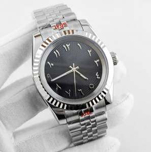 Montres mécaniques automatiques pour hommes, de qualité supérieure, OEM, personnalisées, avec mouvement NH35 amélioré, chiffres arabes, vente en gros - Product Image 2