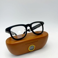 Lunettes intelligentes IA avec étui de charge 3600 mAh, caméra 8MP, enregistrement vidéo 1080P, transmission Wi-Fi, appels sans fil BT et intégration ChatGPT