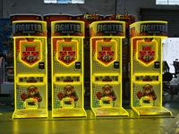 Simulateur de boxe pour enfants à monnayeur, machine de jeu de sport d'intérieur 1 joueur, prise en charge de l'anglais, garantie 1 an