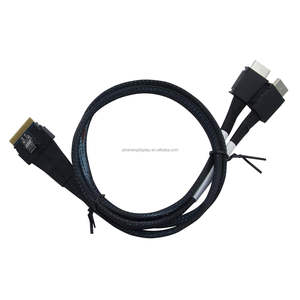 ラップトップおよびデスクトップ用LPスリムSAS8654 8iからNVMe U.2 SFF-8639ハードドライブアダプターストック銅素材 - Product Image 1