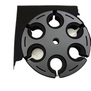 Support de microphone professionnel OEM portable en métal pour 6 micros, avec pince de table et bras articulé avec bonnette anti-vent en mousse - Product Image 1