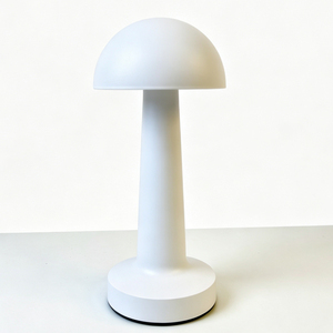 Mushroom Shape Brass Crystal Bell Shade Table Lamp White LED E26 2700K Warm White Modern <b>Decorative</b> Push Button Switch Middle - Product Image 1