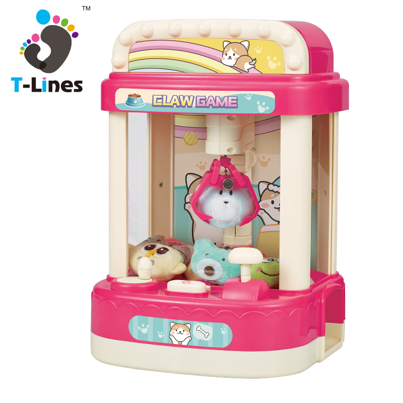 Игрушечный мини-коготь RTS, зажим для захвата конфет, кукла для дошкольных игр, работает с монетами
