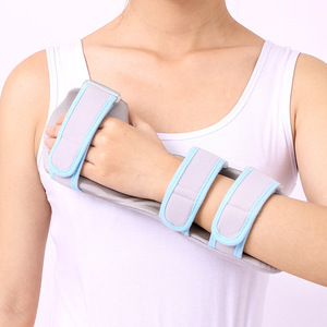 Attelle de fixation pour poignet, gris et noir, M L, pour soutien de la paume, course à pied, exercice, fitness, usage général - Product Image 1