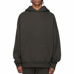 480 Gsm Custom Logo Heavyweight Blank Men Hoodie Logo Heavy Man Pullover Cotton Thick No <b>String</b> Oversized Mens Hoodies - Product Image 1