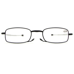 Adjustable Pocket <strong>Mini</strong> Metal Folding Magnifying Slim Reader Small Foldable Anti Blue Light Blocking <strong>Reading</strong> <strong>Glasses</strong> With Case - Product Image 3