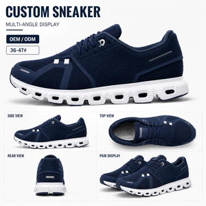 Baskets décontractées unisexes avec logo personnalisé, chaussures de marche légères, chaussures de sport, vente en gros directe d'usine - Product Image 6