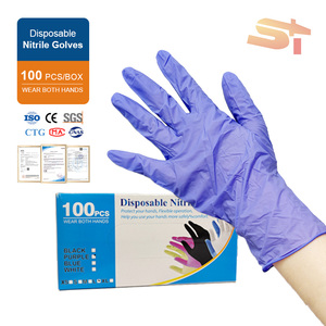 Équipement de chimiothérapie SIKE, <span class=keywords><strong>gants</strong></span> de chimiothérapie en nitrile bleu stériles jetables pour usage médical et chirurgical - Product Image 4