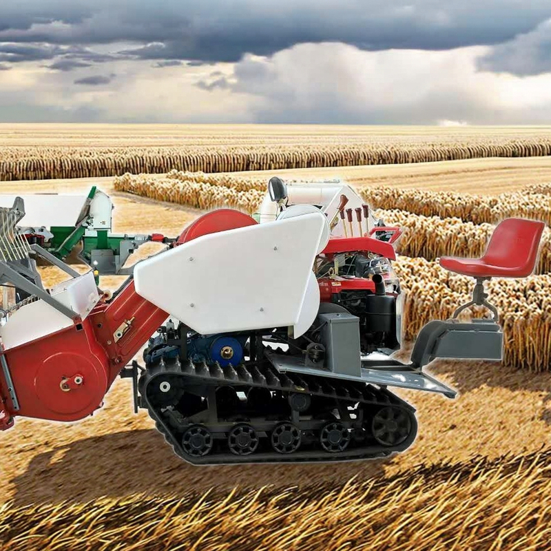 Mini Rice Wheat Cutter Combine Harvester
