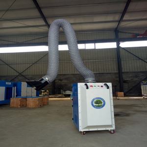 Zwei Saug arme Industrieller tragbarer Schweiß rauch absauger Staubs ammler Rauchabzug - Product Image 4