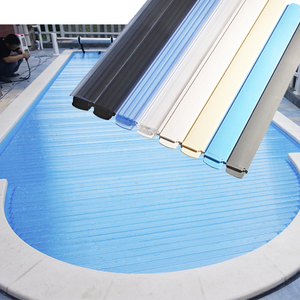 Couverture de sécurité automatique pliable et étanche pour <span class=keywords><strong>piscine</strong></span> extérieure : protégez votre <span class=keywords><strong>piscine</strong></span> des nuits fraîches - Product Image 3