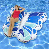 Ailes d'ange gonflables en PVC pour piscine, transat et radeau de plage pour loisirs et divertissement, chaise longue gonflable