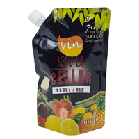Pochette à bec imprimé de 100ml 500ml pour sauce tomate condiment boisson emballage flexible pochette à eau debout liquide de qualité alimentaire