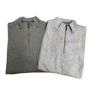 Pull de luxe de haute qualité pour homme, pull décontracté en tricot brodé, pull à demi-zip pour homme - Product Image 1