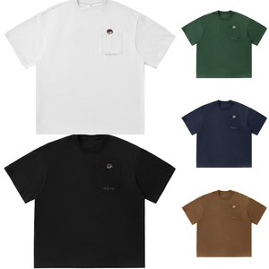 T-shirt Oversize a Maniche Corte con Stampa <span class=keywords><strong>Cartoon</strong></span>, Leggera e Traspirante, in Cotone, Dettagli <span class=keywords><strong>Vintage</strong></span>, da Uomo, Primavera Estate - Product Image 1