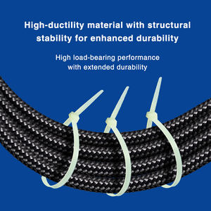 Offre exceptionnelle : attaches-câbles en nylon 66 vert industriel, flexibles, libérables, résistantes aux hautes températures, indice de résistance au feu 94V-2 - Product Image 4