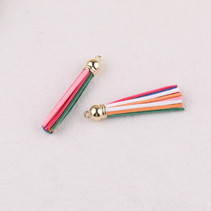 Colgante de Borla de Terciopelo Colorido de 5cm, Material para Manualidades, Adorno para Bolsos, Teléfonos, Llaveros, Accesorios de Joyería Hechos a Mano - Product Image 5