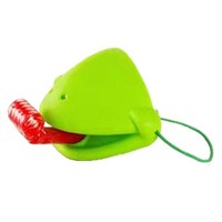 Jeu de société interactif parent-enfant de combat de cartes avec masque de lézard et jouet de bureau souffleur de langue de grenouille, vente en gros