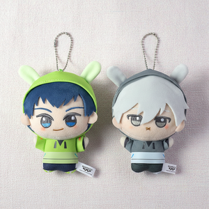 3 modèles de porte-clés en peluche douce de personnages de dessins animés japonais bleus, Isagi Yoichi Bachira Meguru, figurines en peluche - Product Image 2