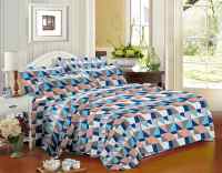 Drap de lit en tissu microfibre polyester, parure de lit de luxe de qualité, au japon, motif uni, taille king