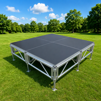 Plateformes de Scène Modulaires, Scène en Treillis, Plateforme de Scène Extérieure, Musique, Concert Mobile, Événement, Mariage, Portable, Charge de 1000 kg