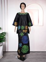 Vente en gros de robes en satin à coutures bicolores grande taille pour femmes