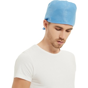 Medical Surgical Head Cap Mop Clip Head Cover/Caps-Sky Blue Price - View #4