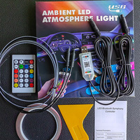 Kit de bande LED pour voiture avec contrôleur, éclairage sous châssis, contrôle sans fil, installation sans perte de signal