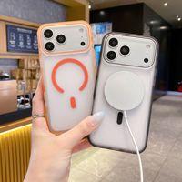 Étui de téléphone magnétique anti-chute, résistant aux chocs, pour iPhone 18 17 16 15 14 Promax, coque transparente
