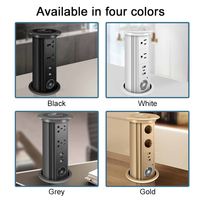 Prise de courant électrique de cuisine rétractable USB Type C pour hôpital industriel en Allemagne
