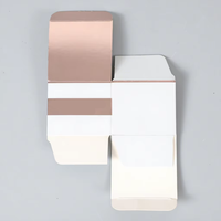 Boîte d'emballage cosmétique de luxe pour crème blanchissante, matériaux recyclés, paillettes, logo personnalisé, boîte rigide en papier de qualité supérieure pour les soins de beauté