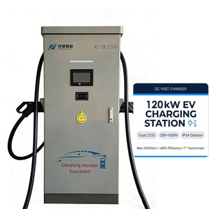 Estación de Carga Rápida para Vehículos Eléctricos de 60kW-160kW CC, Nivel 3, de Pie, para <span class=keywords><strong>Autobuses</strong></span>, Camiones y Logística - Product Image 2